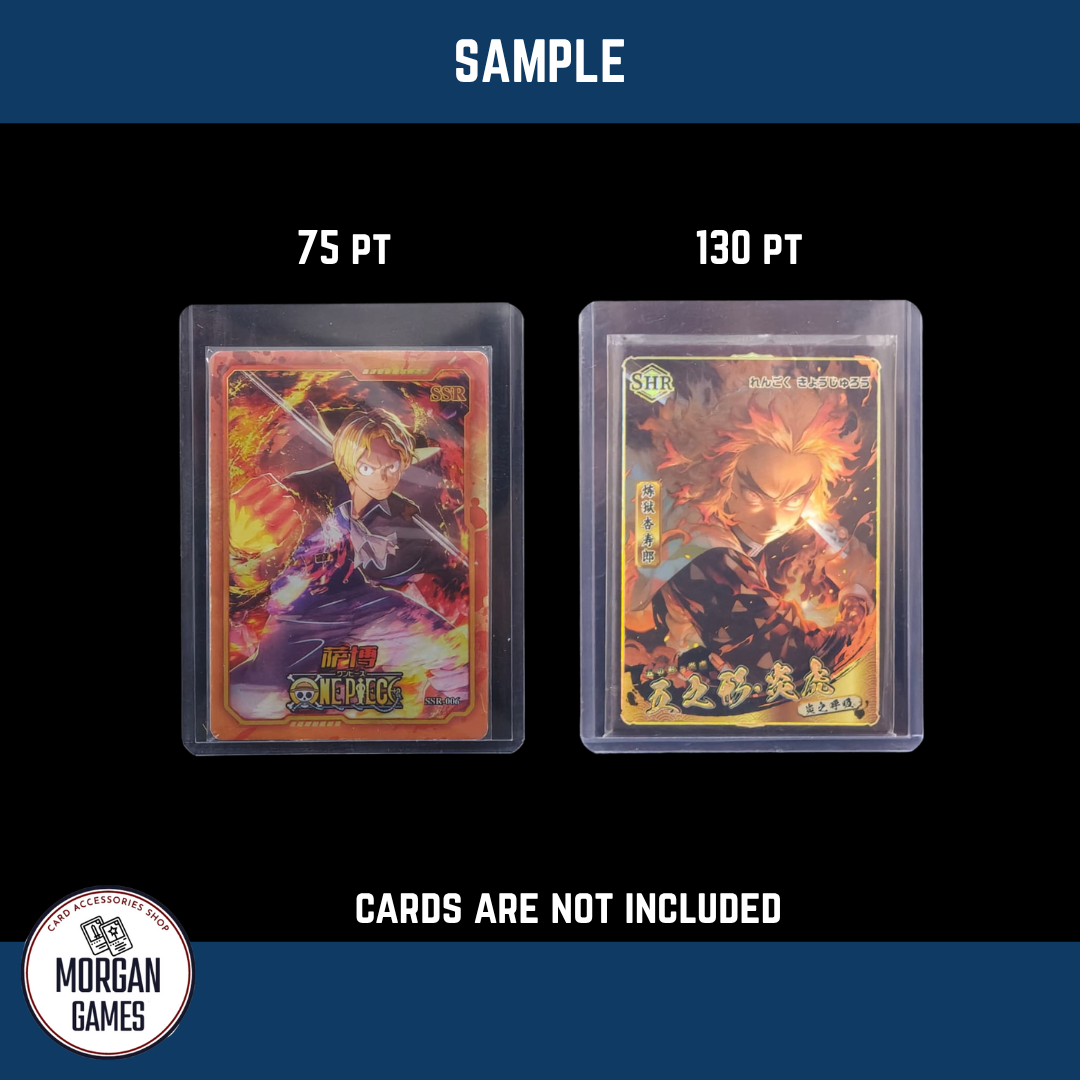 【Morgan Games】[Ready Stock] Morgan's Thick Blue Toploader 厚卡夹硬卡套 Thick ...