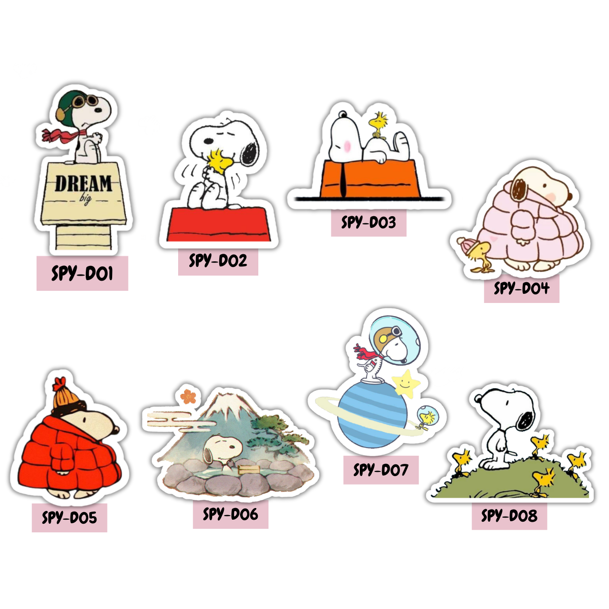 Peanuts Snoopy (Series1) Laptop Waterproof Decal Sticker | Shopee Malaysia