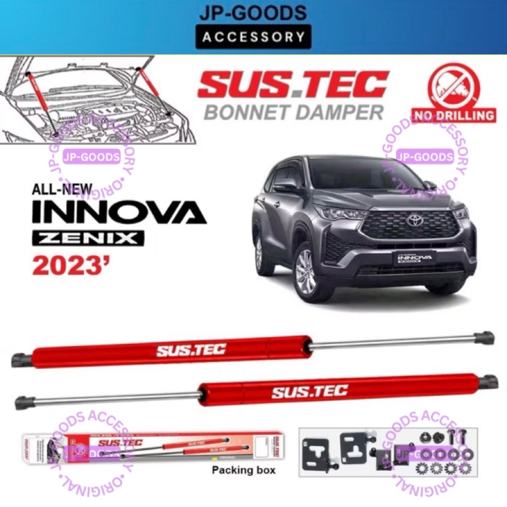 Toyota Innova Zenix AG10 2023 - 2024 Sustec Front Hood Damper Bonnet ...