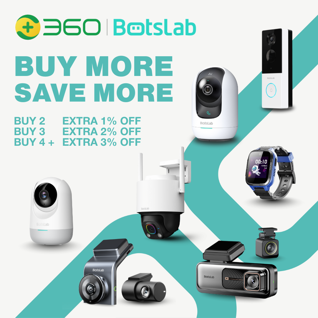 Botslab Indoor Cam 2E Pro C213 2K Wi-Fi / LAN Smart AI Pan 360 Tilt ...