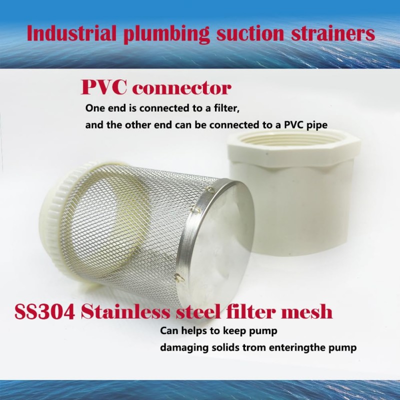 PVC Stainless Steel Filter Mesh Cover/Fish Tank Water Inlet Net Sieve ...