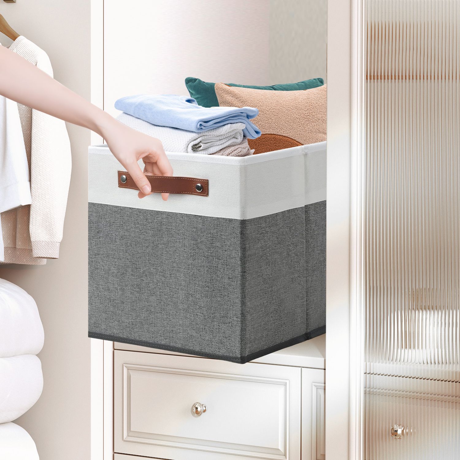 Foldable Storage Box Toys Blanket Storage Extra Large Clothes Storage ...