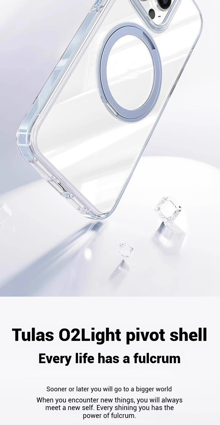 TORRAS O3L Pivot Point Case Transparent Magnetic 360 Flexible Stable ...