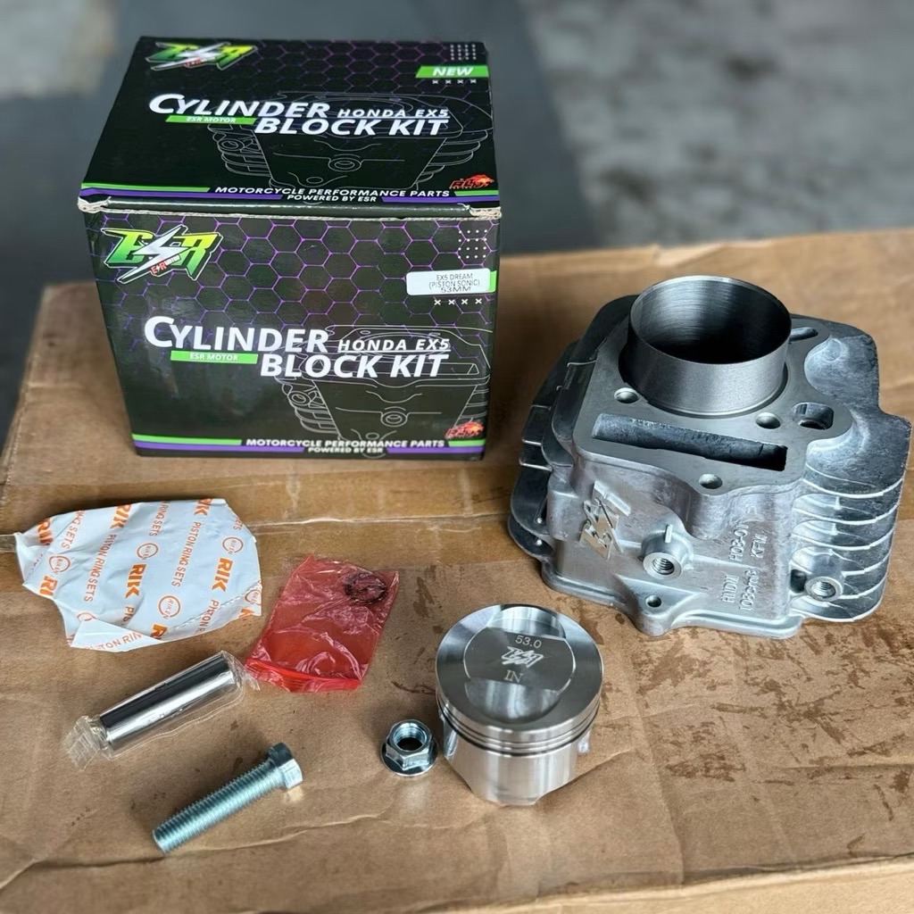 ESR MOTOR BLOCK EX5 DREAM EX5 CLASS 1 53MM 56MM 57MM 58MM 56+3MM 57+3MM ...