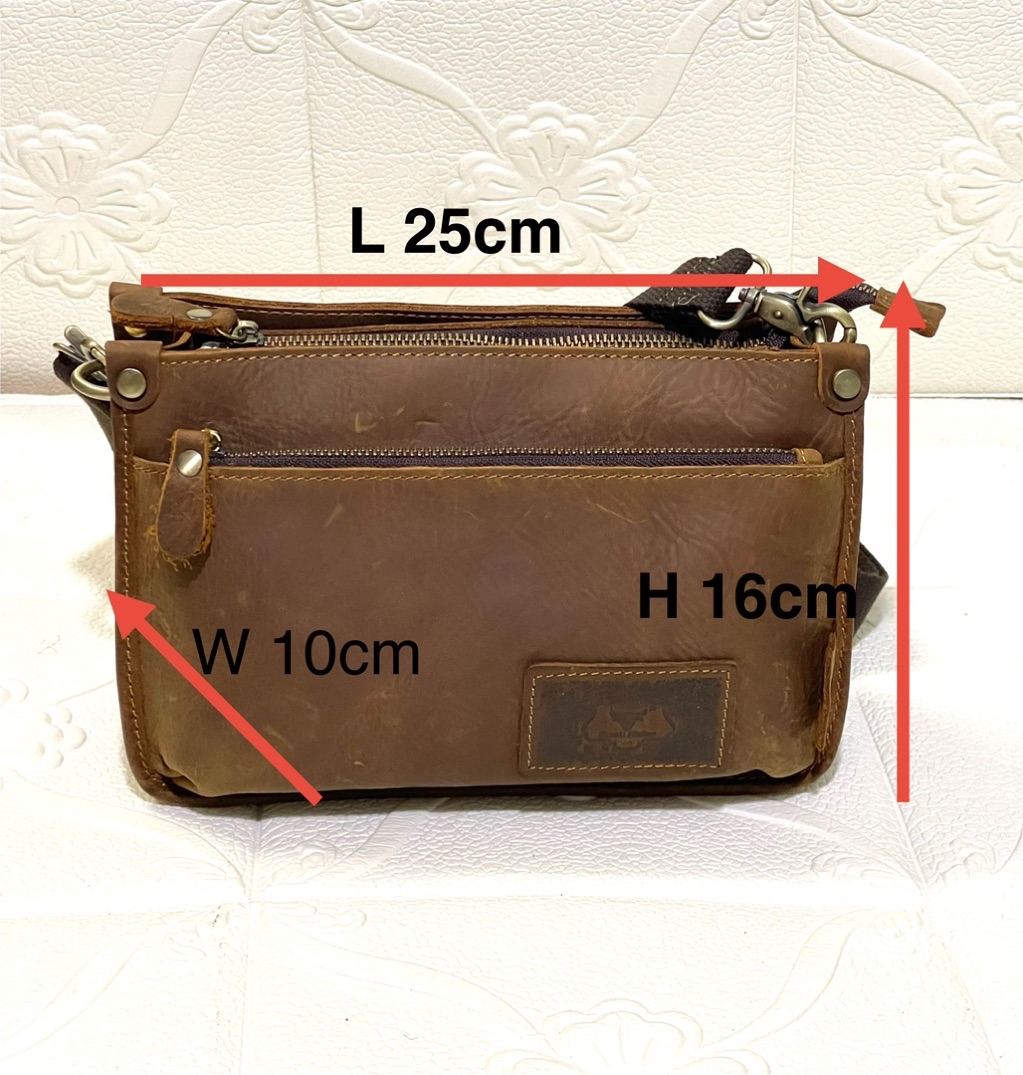 Original Rush Rider Korean Style New Fashion Beg Silang Lelaki Kulit ...