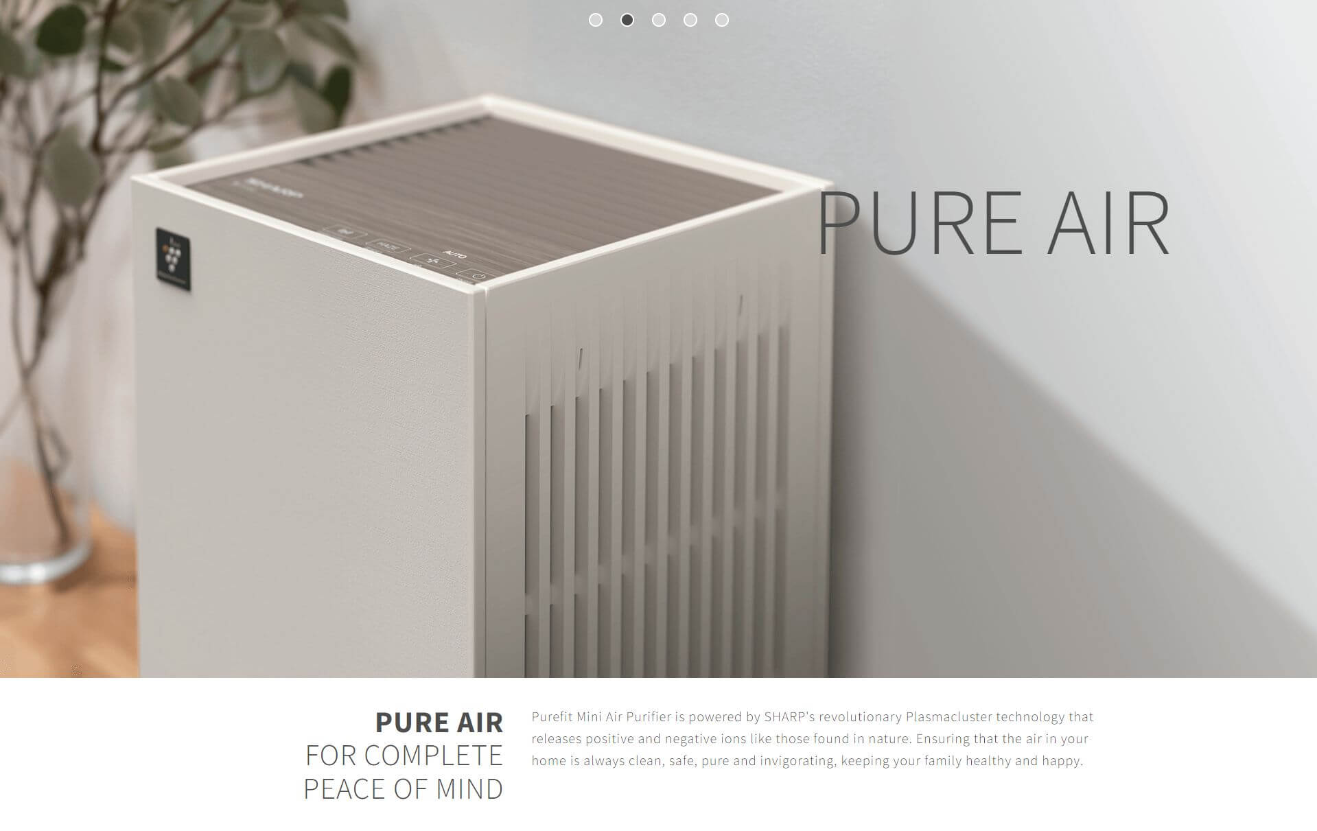 Sharp FPS40LT Air Purifier 30M2 Auto Mode | Shopee Malaysia