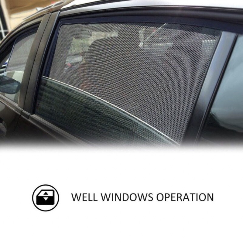 Car Window Shade For Kids Side Window Sun Shade For Hilux Revo Viii 2015 2021 Magnetic Curtain Sun Uv Protection Covers For Baby Sleeping Auto