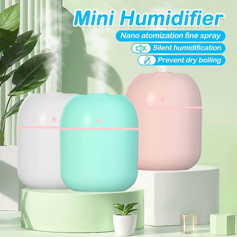 ️Portable Mini Air Humidifier Aroma Diffuser 220ml Air Purifier Sprayer ...