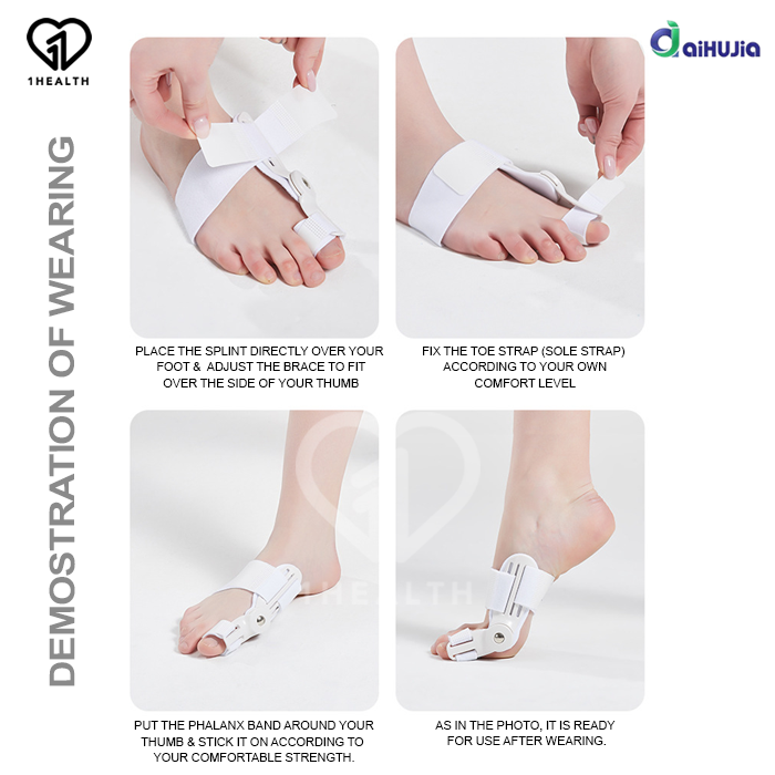 Hallux Strap Protector | Valgus Corrector | Big Toe Bone Injury Support ...