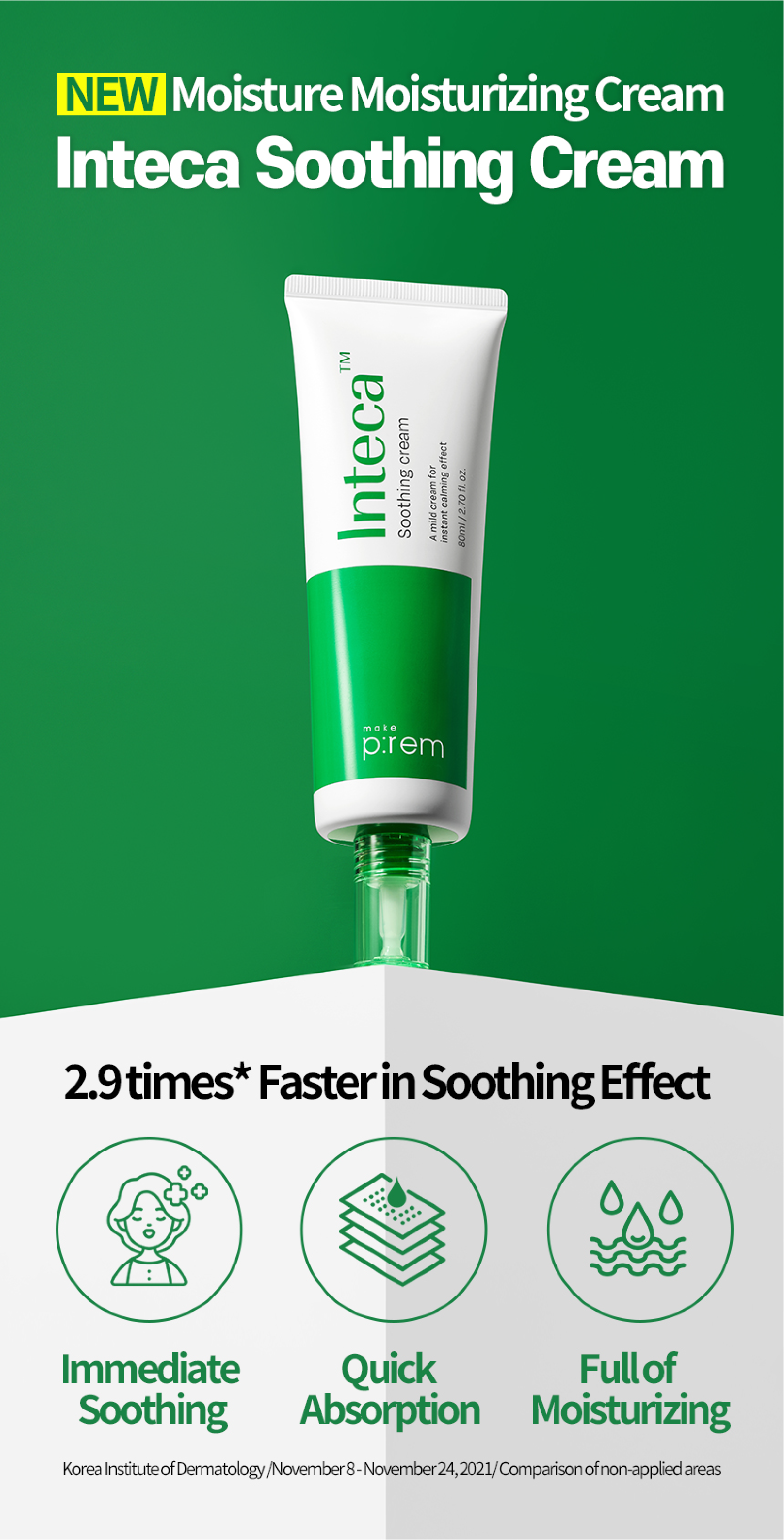 Make Prem Inteca Soothing Cream 31ml/80ml | Shopee Malaysia
