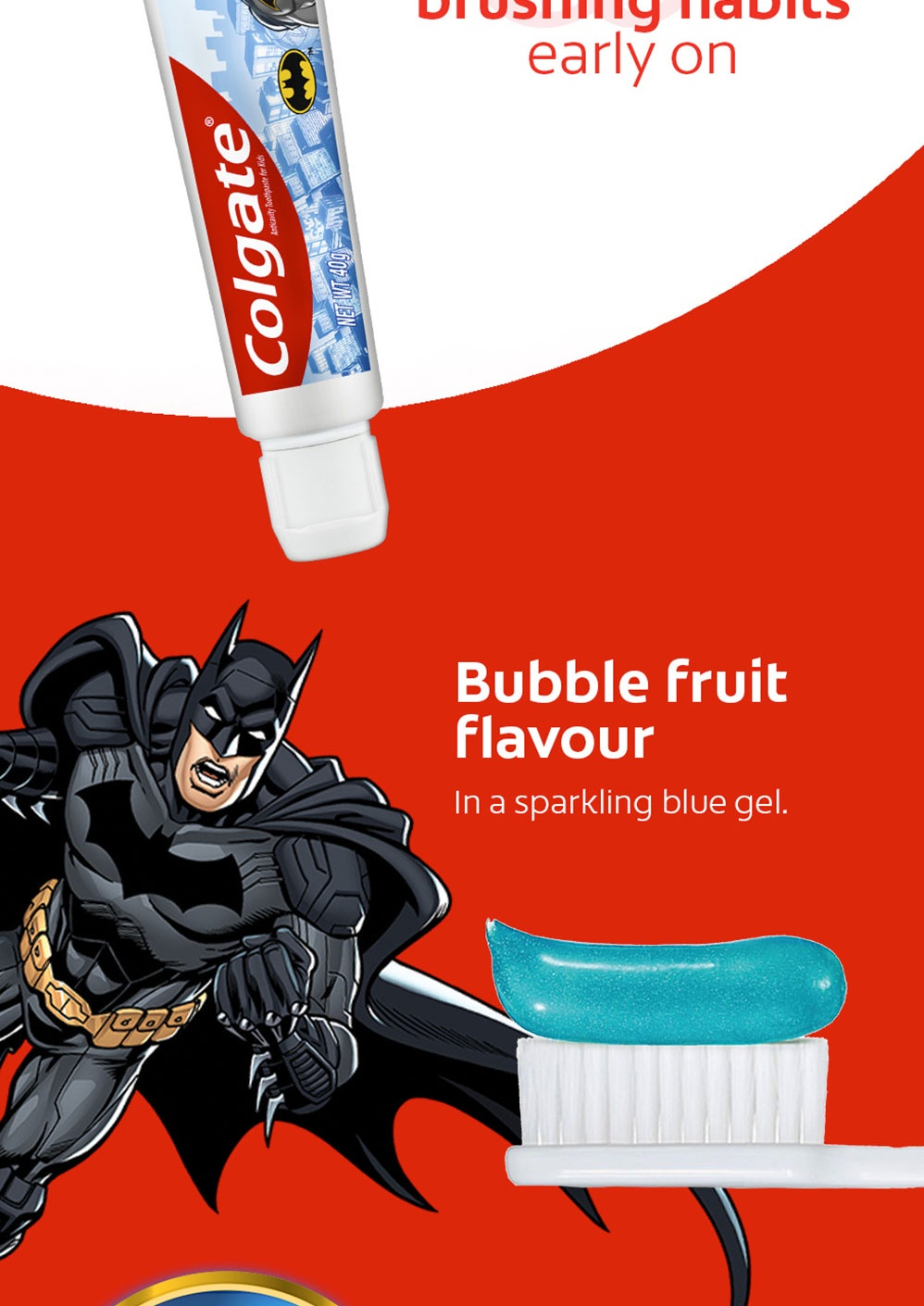 Colgate Kids Batman Toothpaste, 40g | Shopee Malaysia