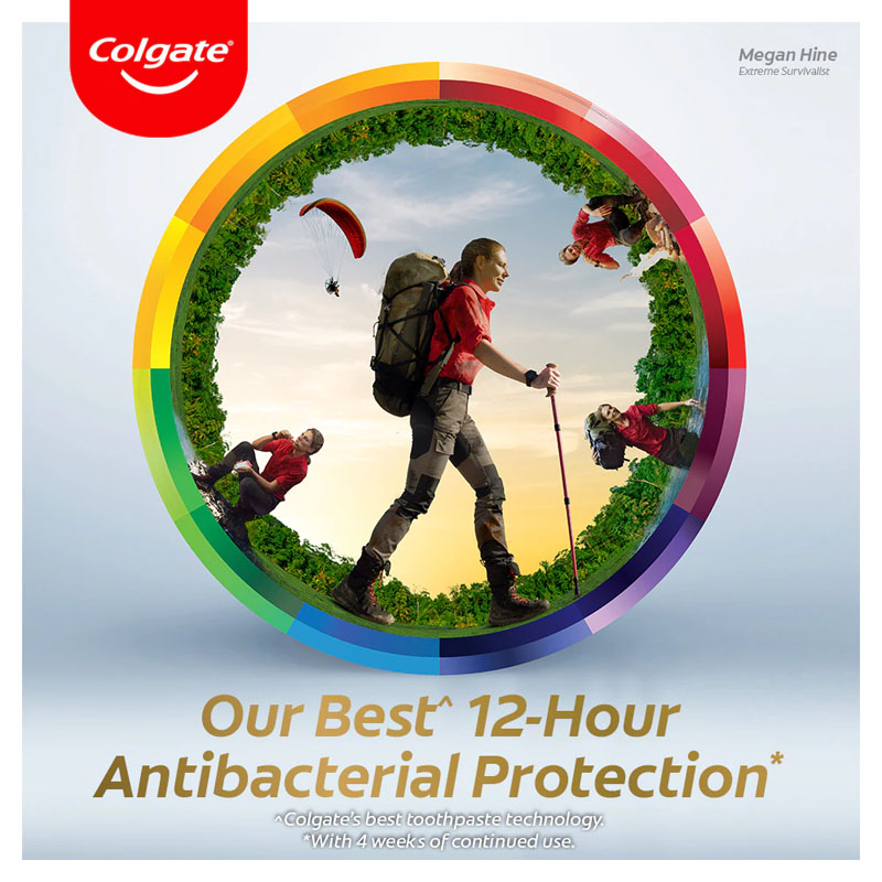 Colgate Total 12 Toothpaste 150g Stronger 12h Bacterial Defense ...