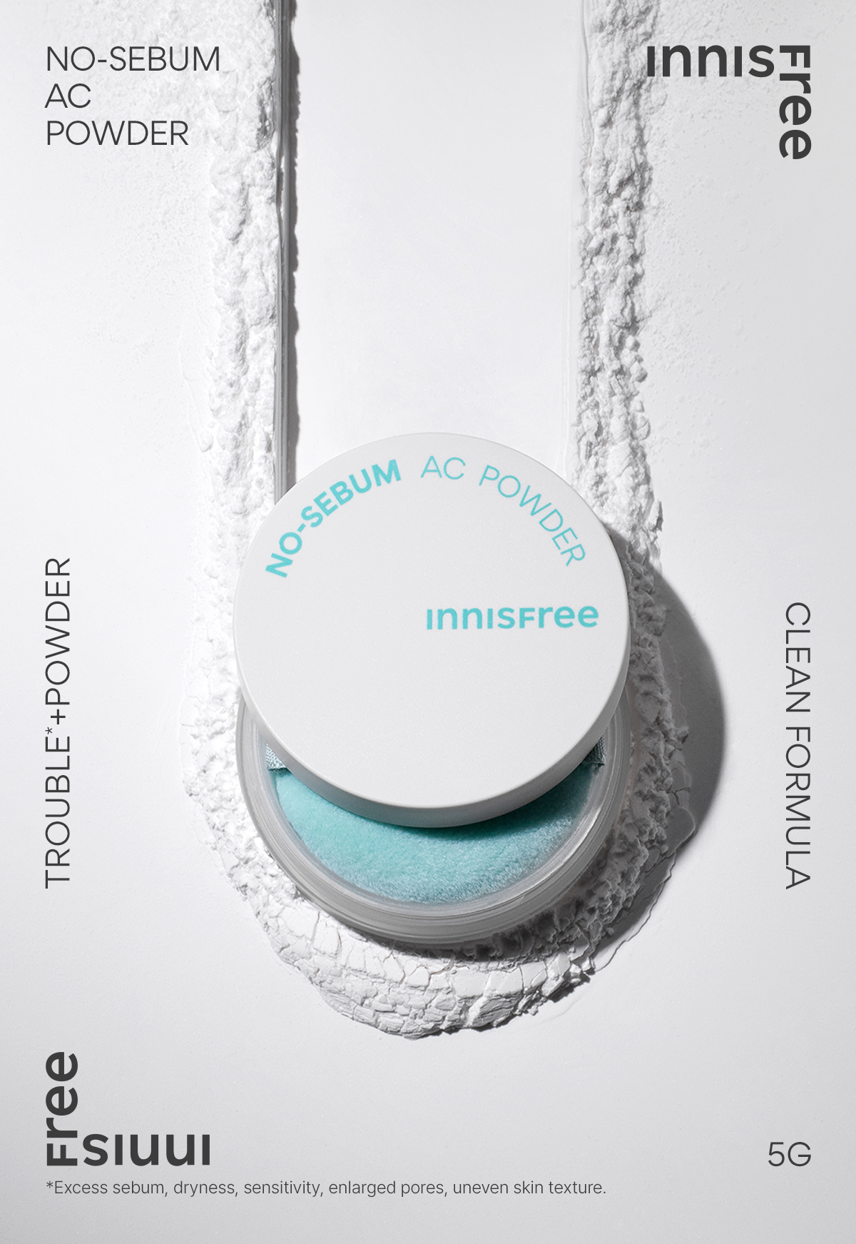 [12 - 13 NOV | BUY 2 GET 40% OFF] INNISFREE No Sebum AC Powder 5g ...