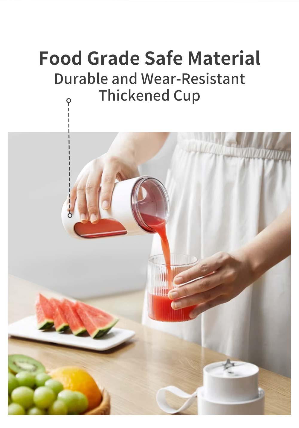 Simplus Portable Juicer 340ML | Wireless Electric | Ice Crusher | Type ...