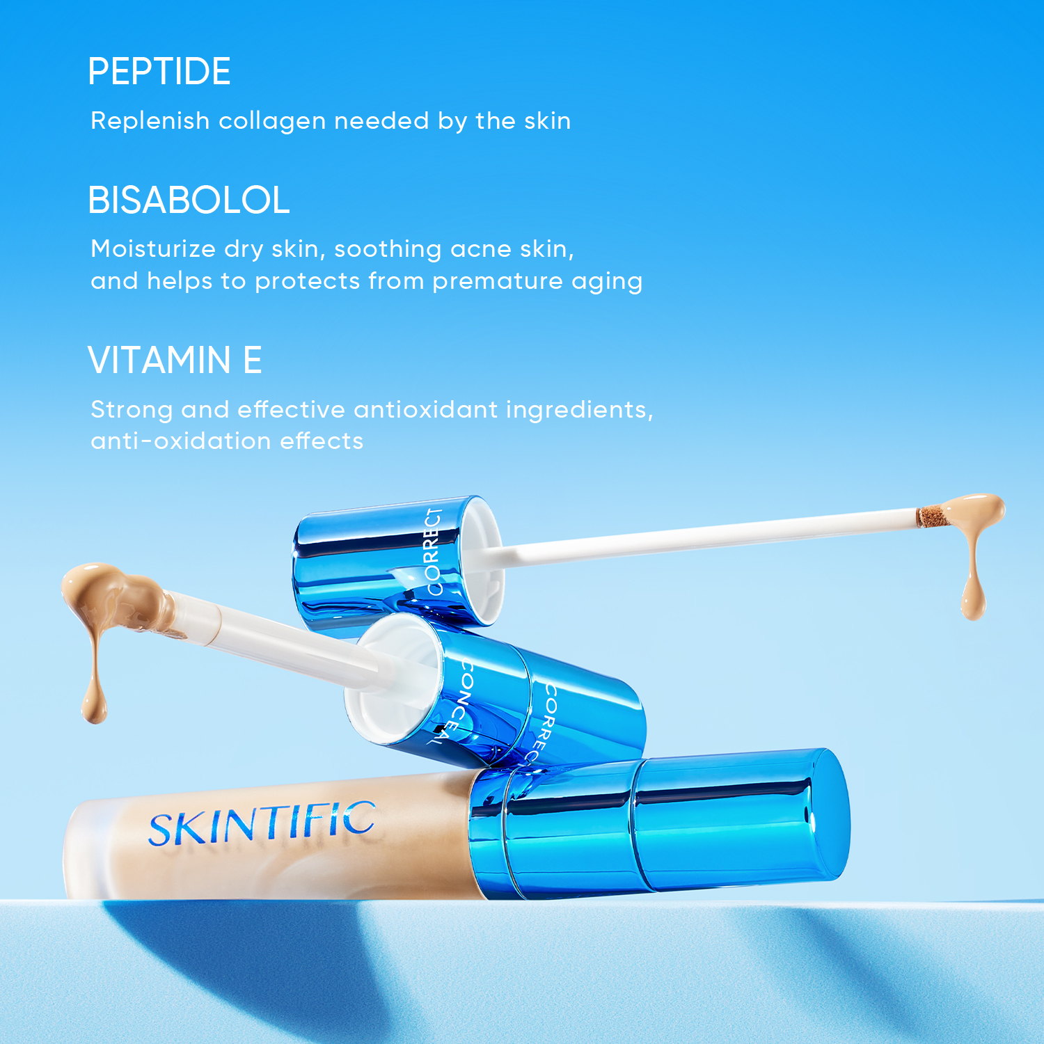 SKINTIFIC Cover Perfect Serum Concealer 5ml foundation full 
