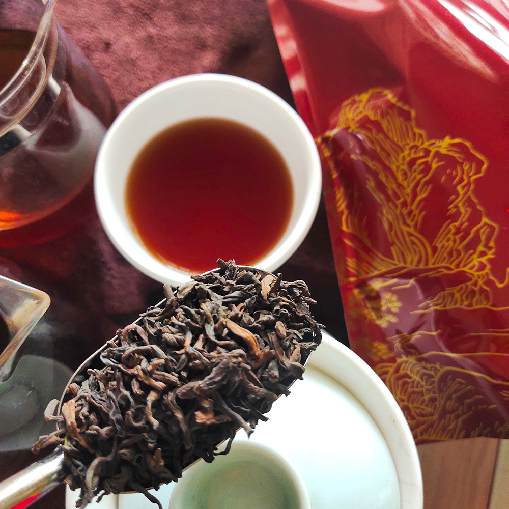 250g 普洱茶 熟茶 散茶 普洱熟茶 Chinese Tea 云南普洱茶熟茶散茶勐海普洱纯料熟普茶 Ripe Puer Tea loose ...