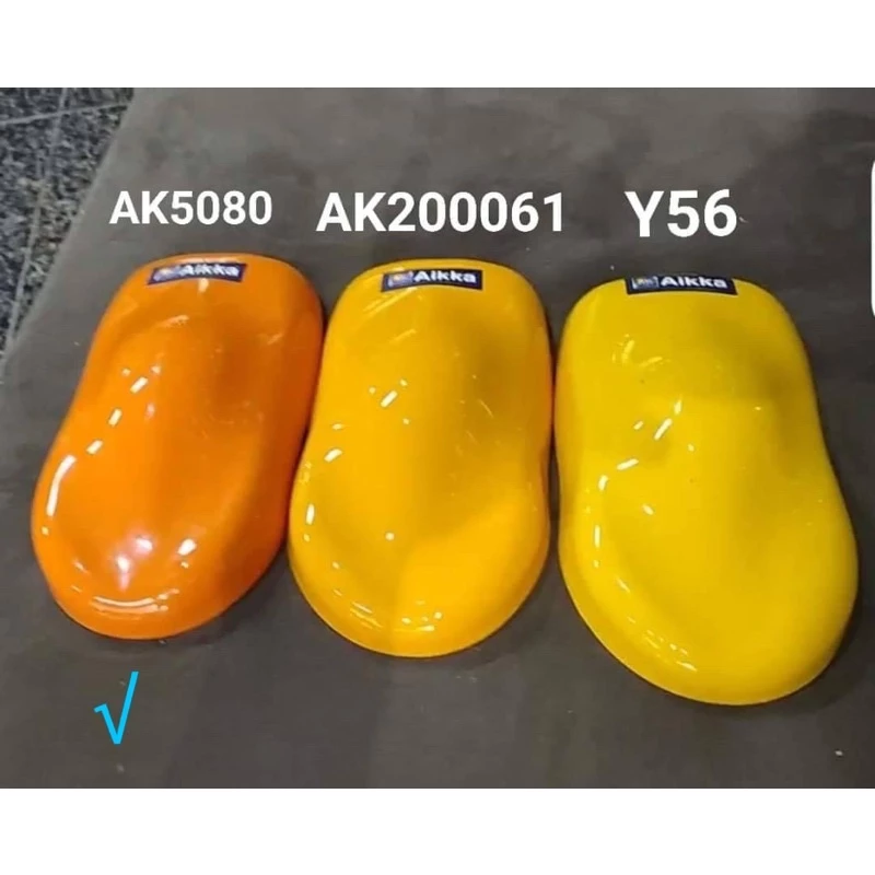2K Paint 【 AIKKA AK5080 Poland Orange 】 Solid Series Cat 2K Car Motor ...