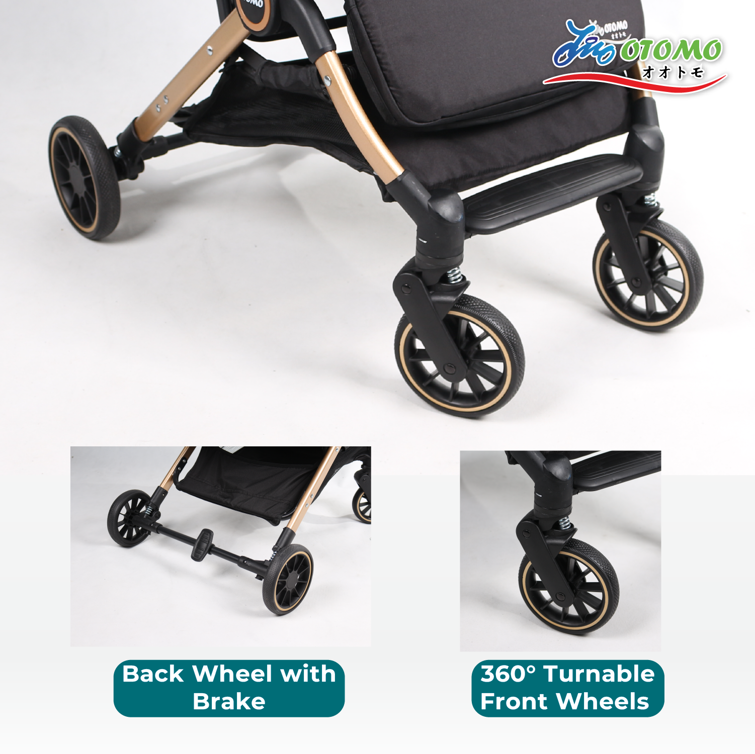 OTOMO Premium Compact Stroller Cabin Lightweight New Born Stroller Baby ...