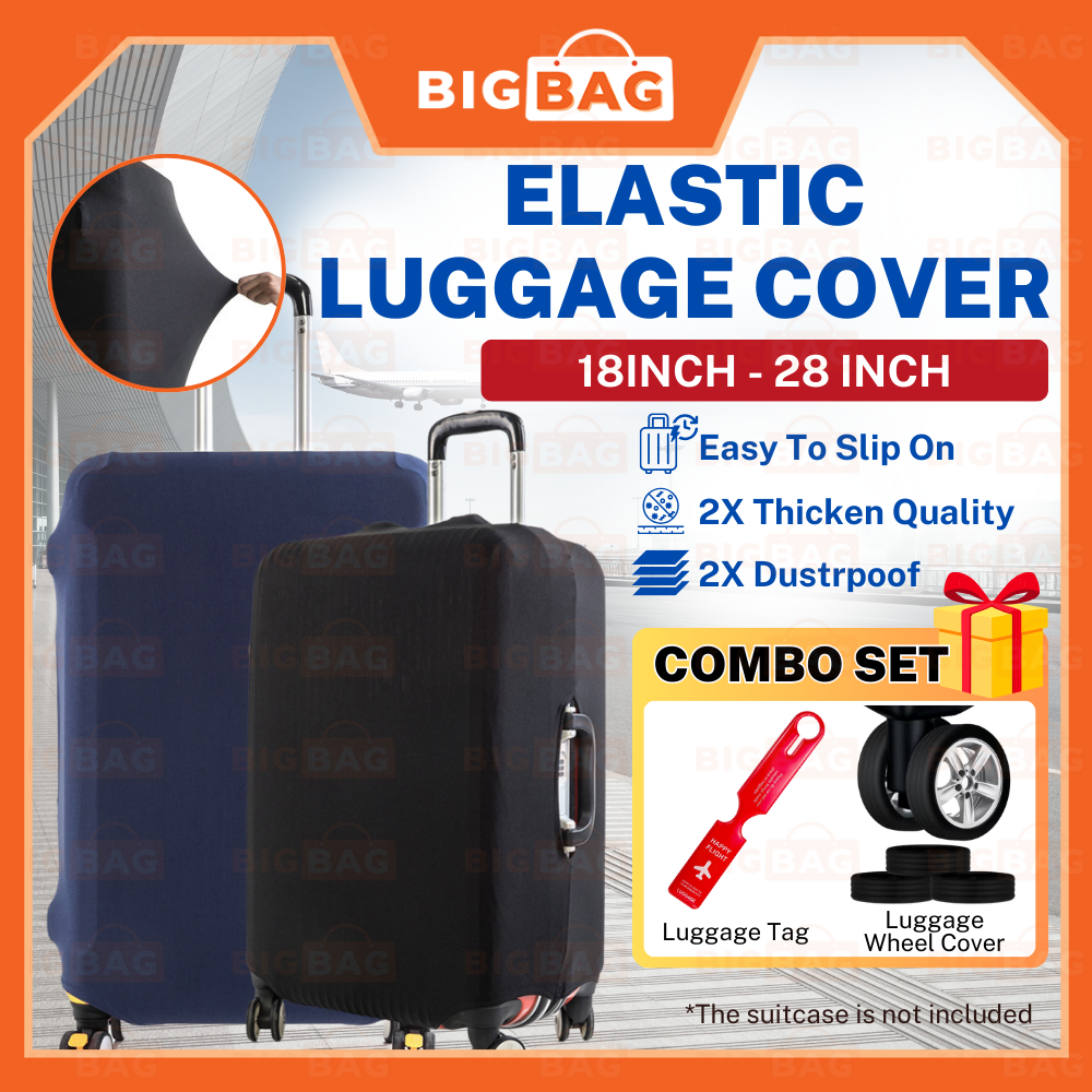 Cover Luggage Cover Protector Sarung Luggage Protector Cover Bagasi ...