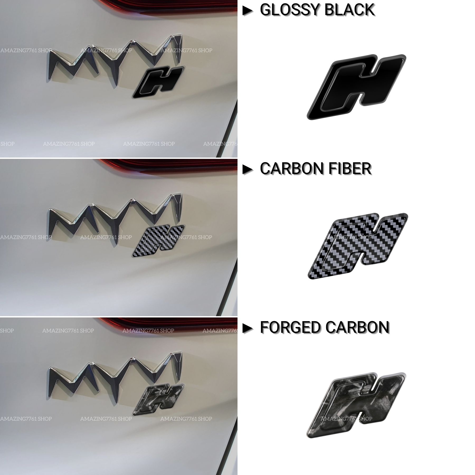 AMAZING PERODUA MYVI GEN3 FACELIFT MG3 2018-2024 CAR REAR H WORD LOGO ...