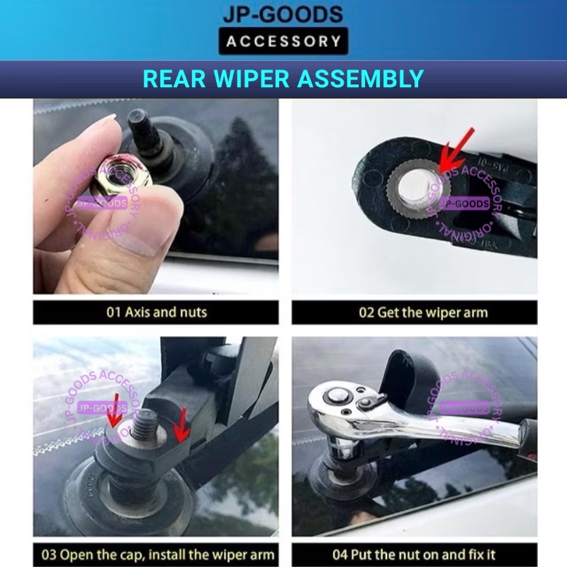 Renault Captur AERO Rear Wiper Windscreen OEM Grade Wiper Arm Blade ...