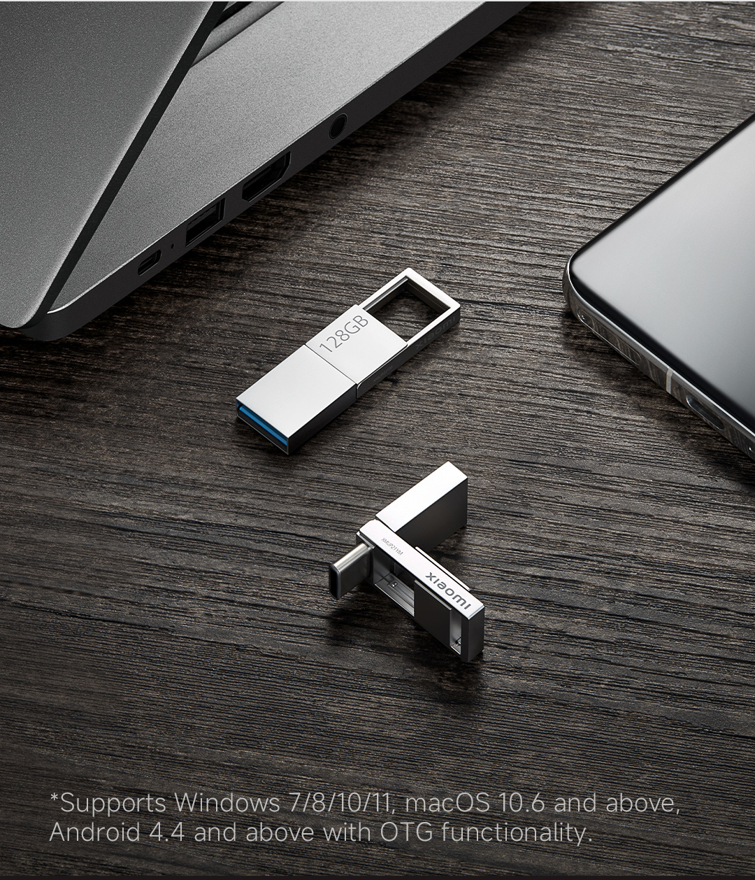 Xiaomi Dual-interface Flash Drive 64GB/128GB| USB-C & USB-A Interface ...