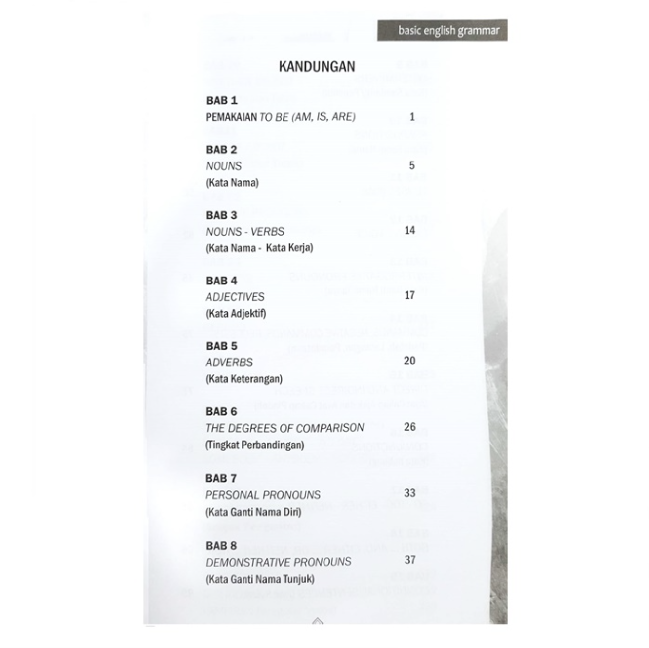 Buku Belajar Bahasa Inggeris Tatabahasa Asas/ Learn English Book Basic ...
