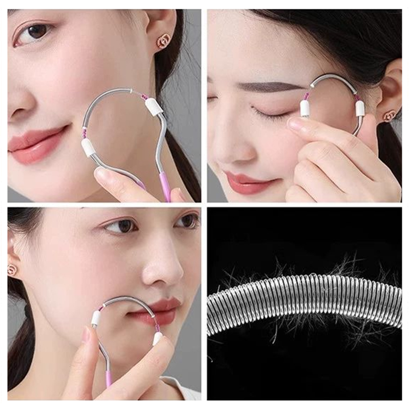 Facial Hair Remover Face Lip Hair Removal Portable Painless Manual ...
