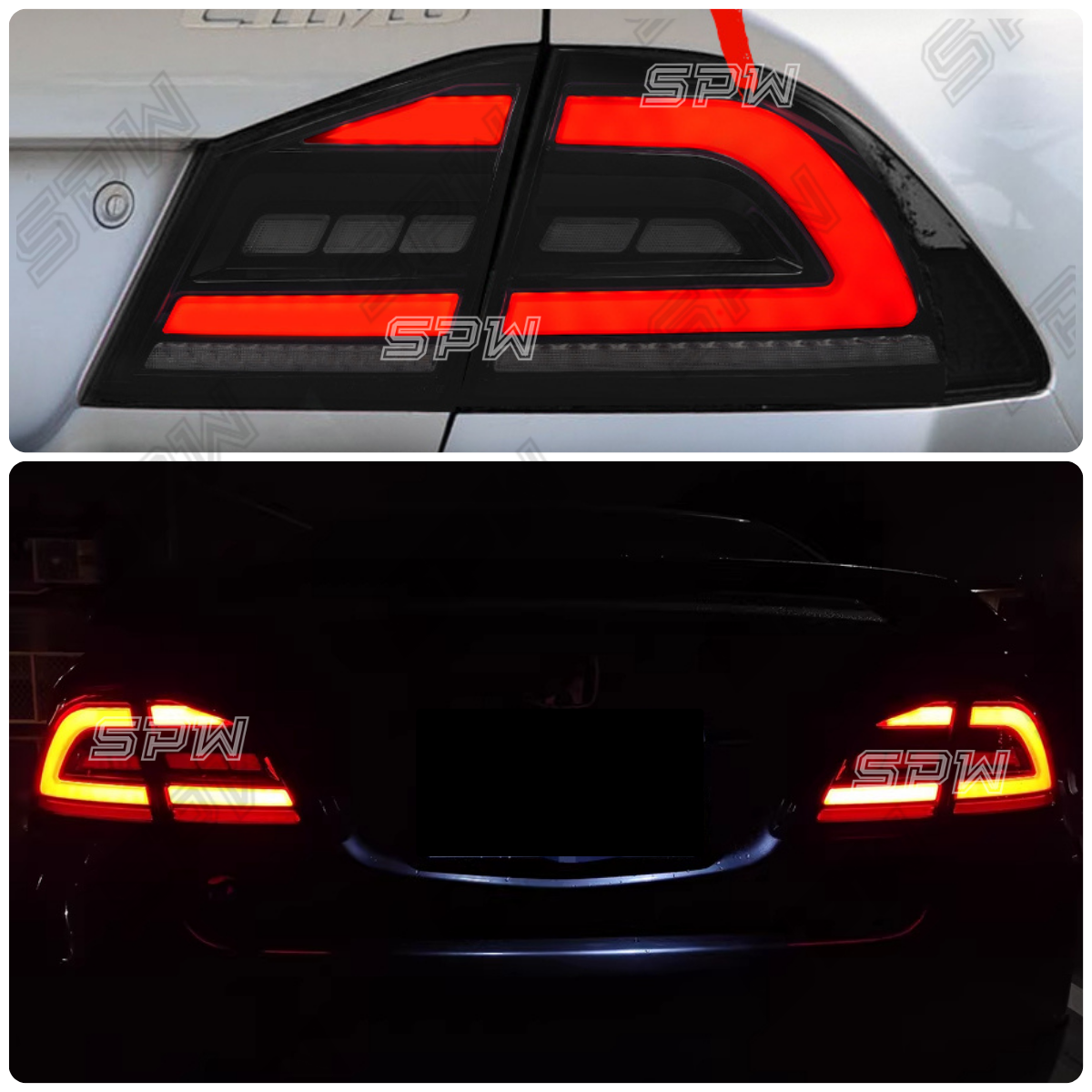 Honda Civic FD 2006-2011 Tail Lamp FD2 Tail Light DRL Daylight LED ...