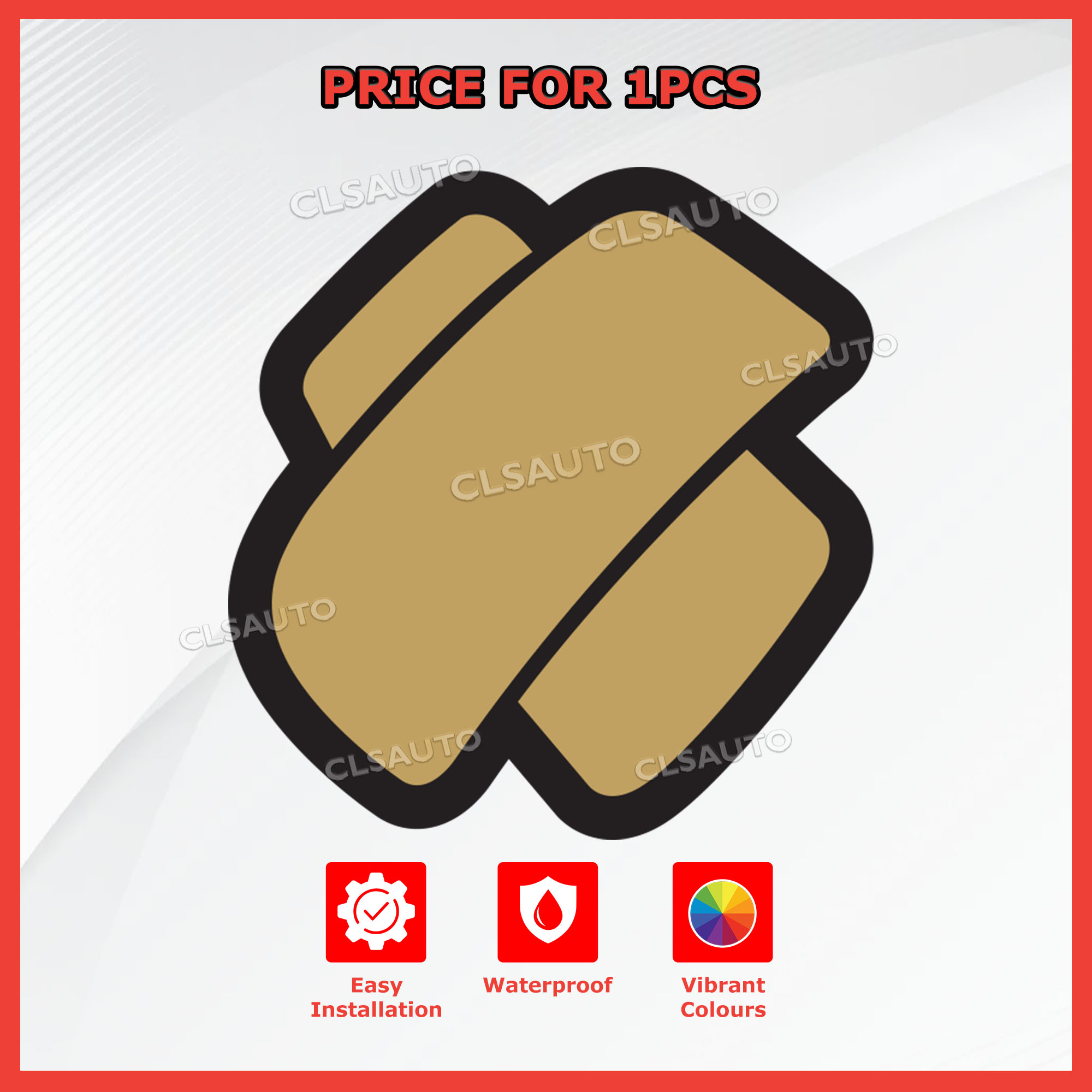 JDM Colorful Plaster Stickers - Variety of Designs, Waterproof, Vibrant ...