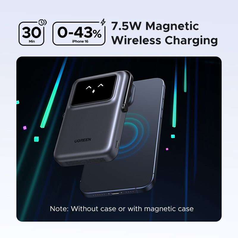Ugreen UNO Qi2 15W 10000mAh Magnetic Wireless PD20W Fast Charging