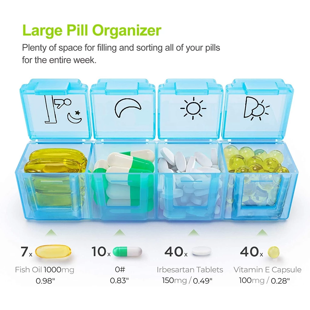 Pill Medicine Container Independent and Odor-Proof Medicine Pill ...