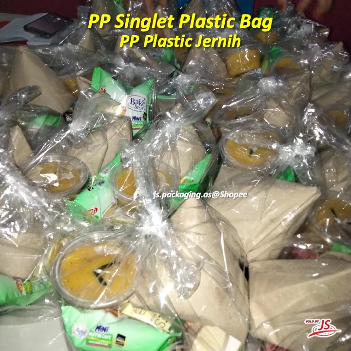 PP Singlet Plastic Bag Transparent Plastik Jernih 500g/Pkt Plastik ...