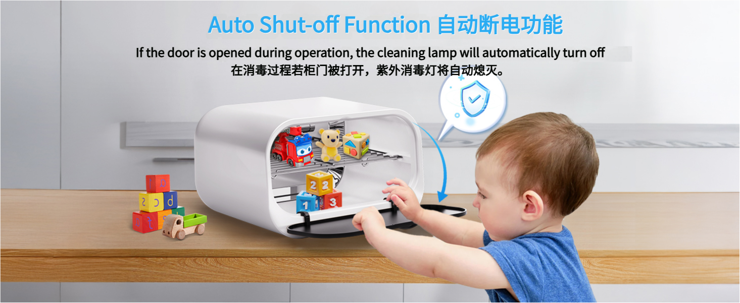 5W UV Disinfection Cabinet Baby Bottle Sterilizer Salon Beauty Nail ...