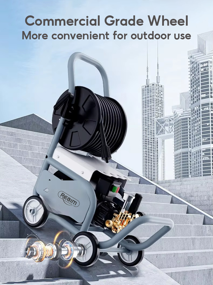 REAIM Water jet High Pressure Cleaner Water Jet Sprayer Machine Mesin ...