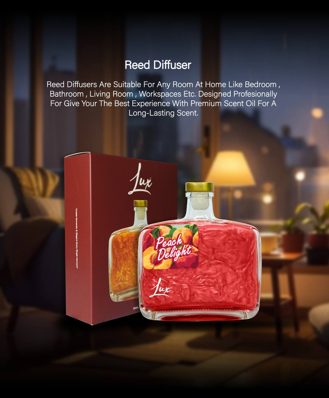 Official Seller [350ML] Lux Fragrance Reed Diffuser Local Brand l ...