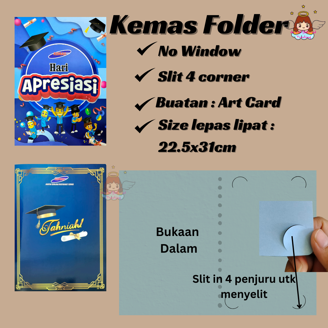 Bundle Graduation Certificate Holder A4 Certificate Folder Fail Sijil ...
