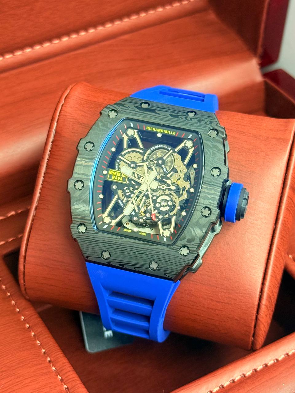 R/mill Men Automatic Watch Jam Tangan Copy Ori Kapan movement Tali ...