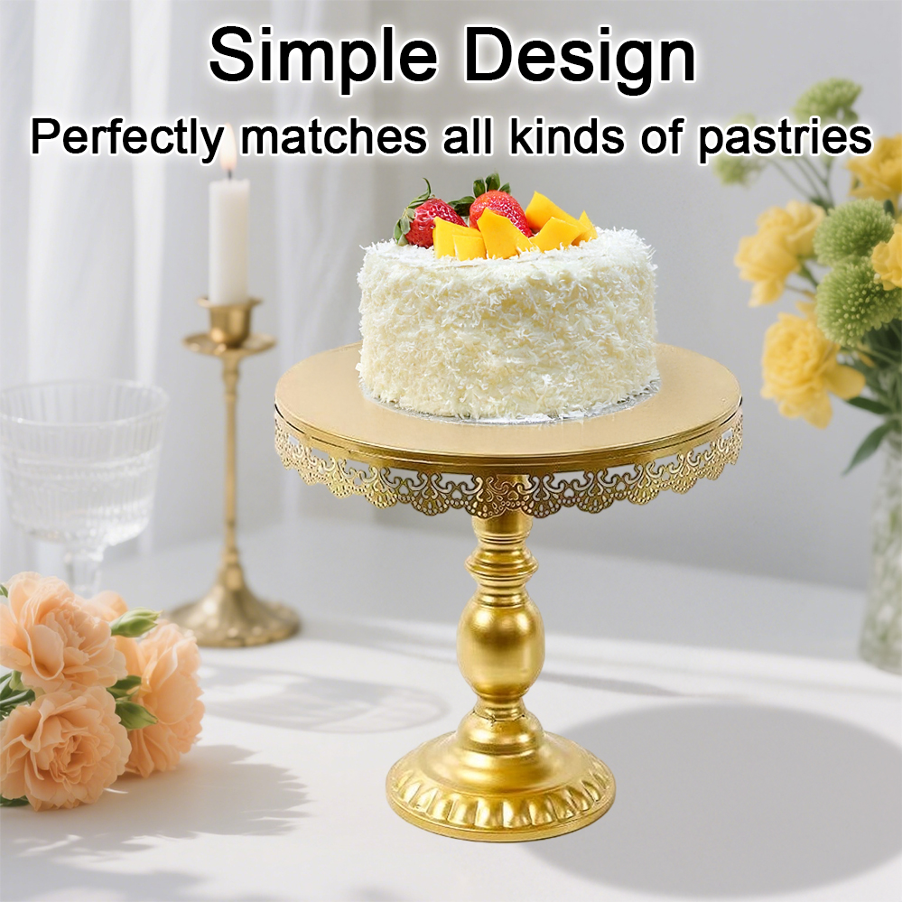 20/25/30CM Metal Iron Cake Stand Round Pedestal Dessert Holder Display ...
