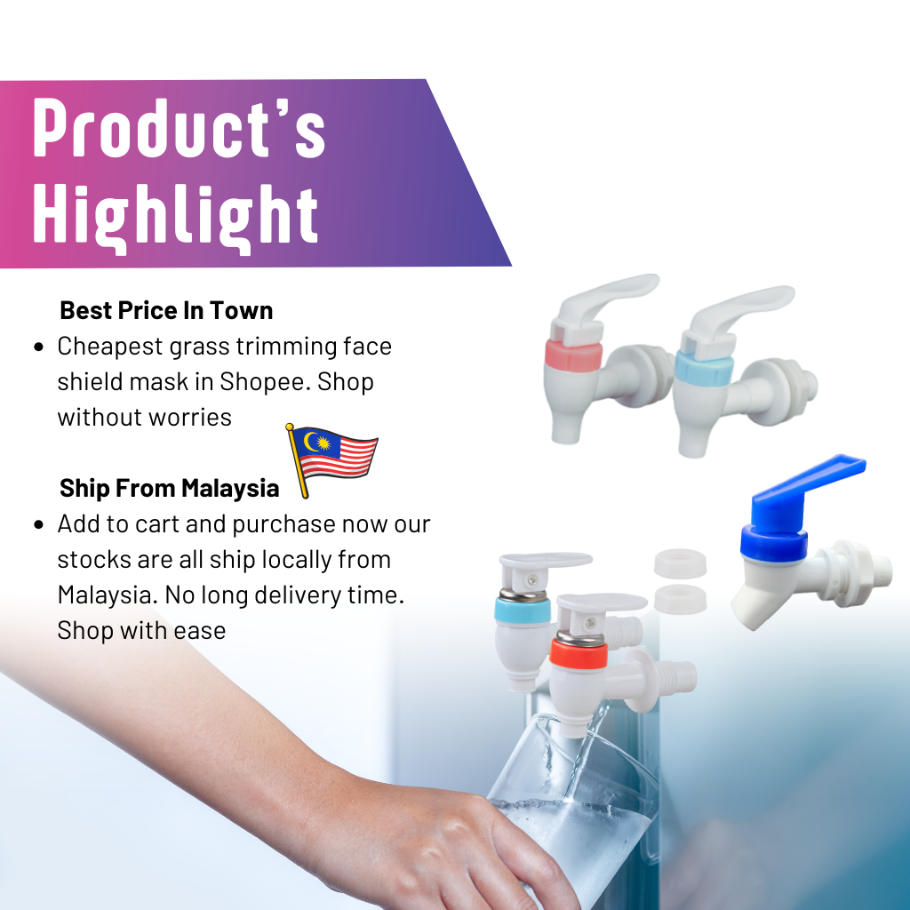 Plastic Water Dispenser Tap Thread Dia Bottled Water Dispenser Tap ...