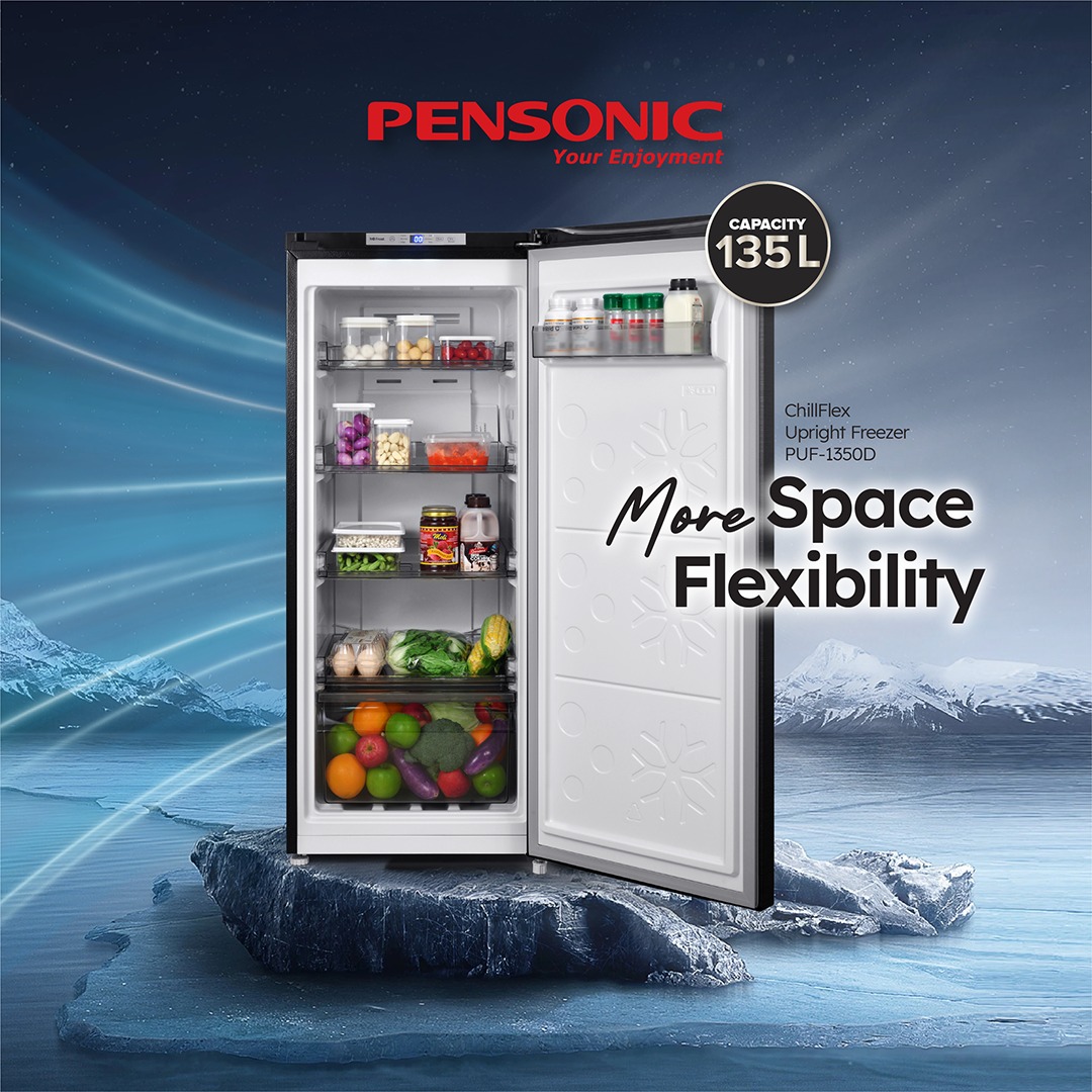 Pensonic 135L ChillFlex Inverter Upright Freezer PUF-1350D / Faber ...