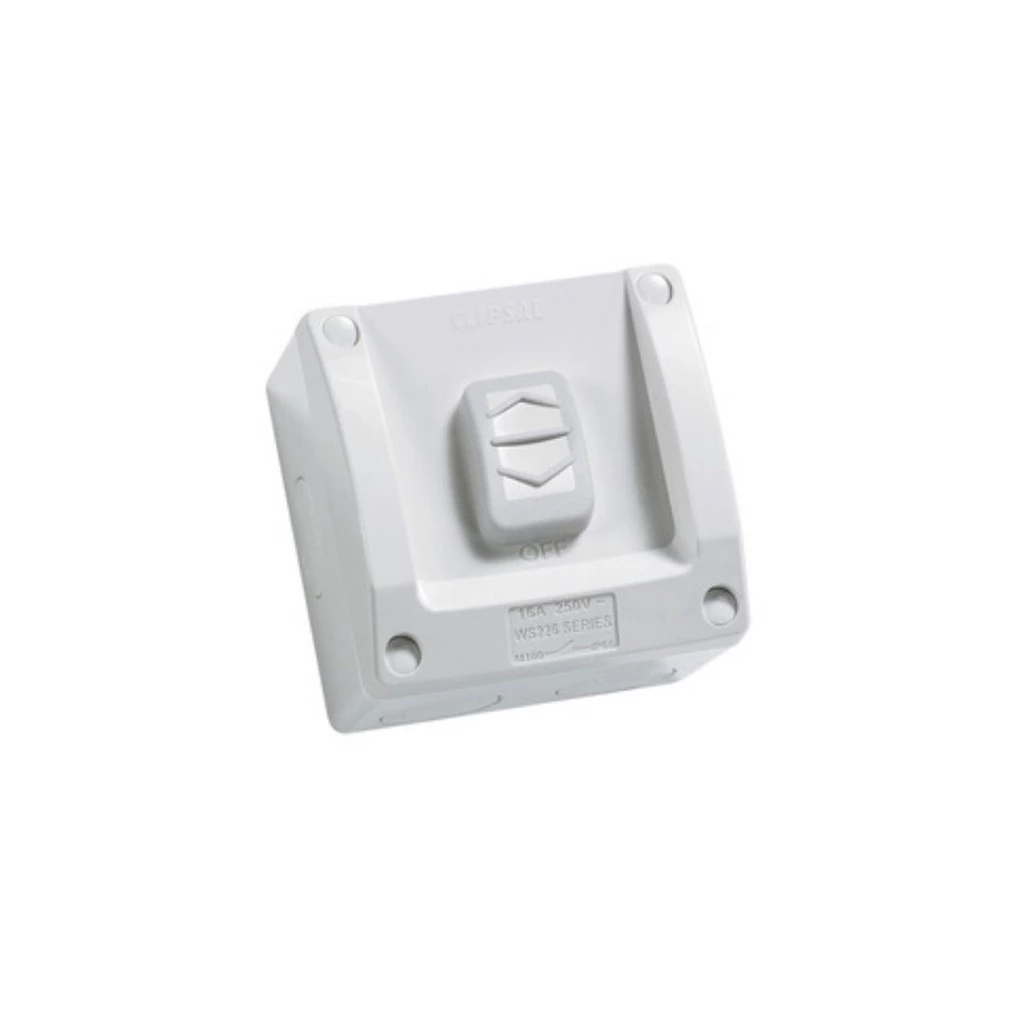 Schneider Clipsal WS226 16A 1 Gang Weatherproof Surface Switch | Shopee ...