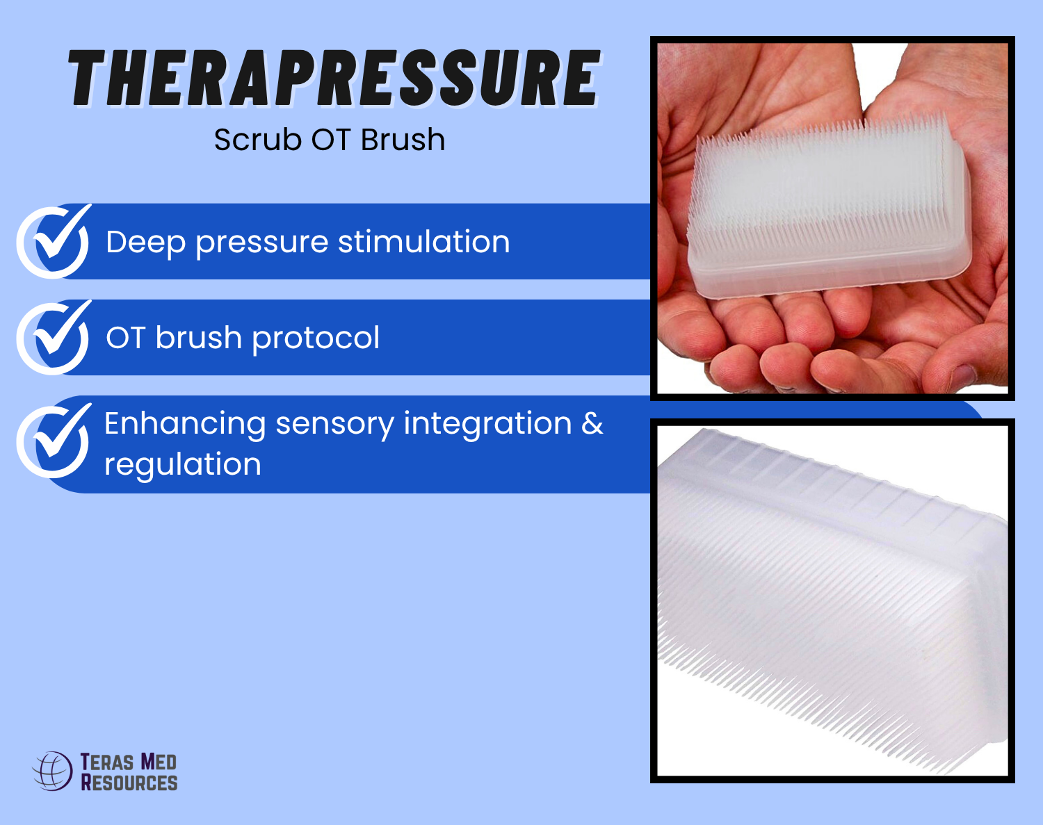 Therapressure Sensory Brush OT, Autism, ADHD, SPD, ASD, Deep Pressure Therapy Tool | Shopee Malaysia