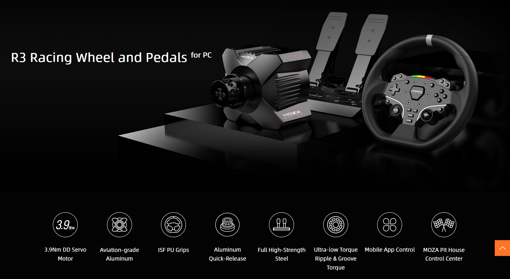 MOZA Racing R3 3.9Nm Base Ruota Motrice Diretta Con Volante ESX E Pedali Per Xbox E PC - Foto 5