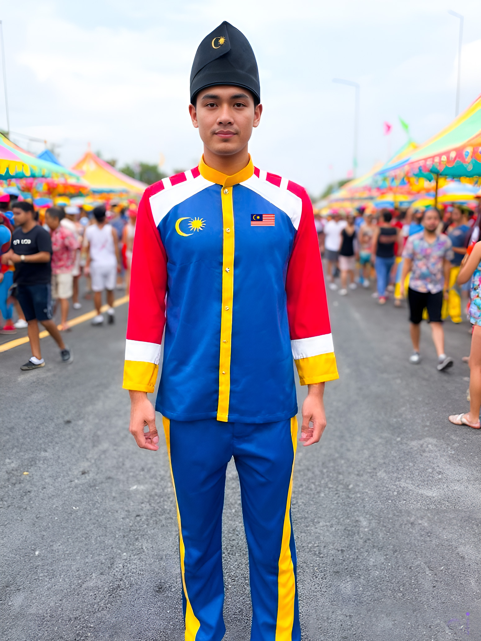 Baju Merdeka Dewasa Lelaki Pahlawan Design 2025 (FREE Lencana Jalur ...