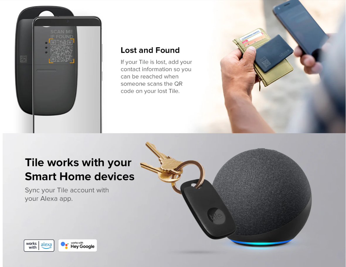 Tile Pro (2022) Powerful Bluetooth Tracker, Keys Finder and Item ...