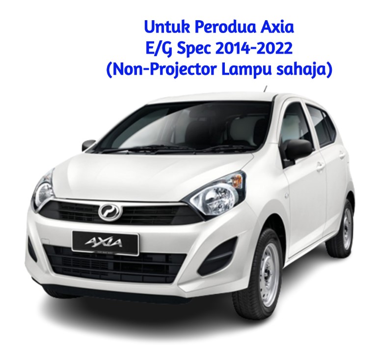 Perodua Axia 2014-Present (E/G Spec)~ Sepasang Bosch Eco Halogen Car ...