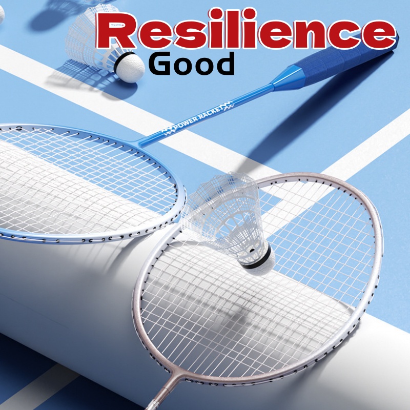 2Pcs Badminton Racket Set – Alloy Training Rackets for Students ...