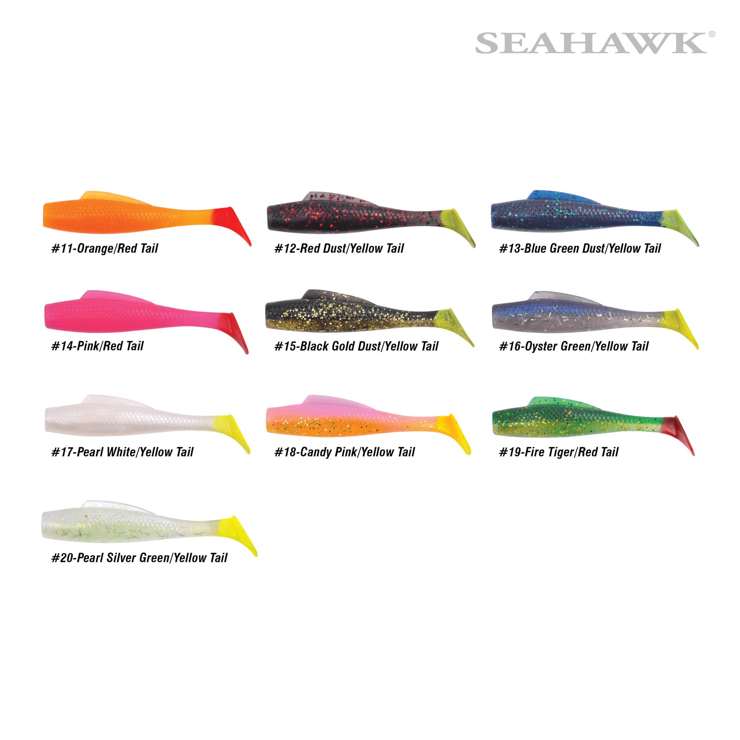 SEAHAWK FLEX-BAIT MINNOW SP SLIM SOFT PLASTIC FISHING LURE FLEX BAIT ...