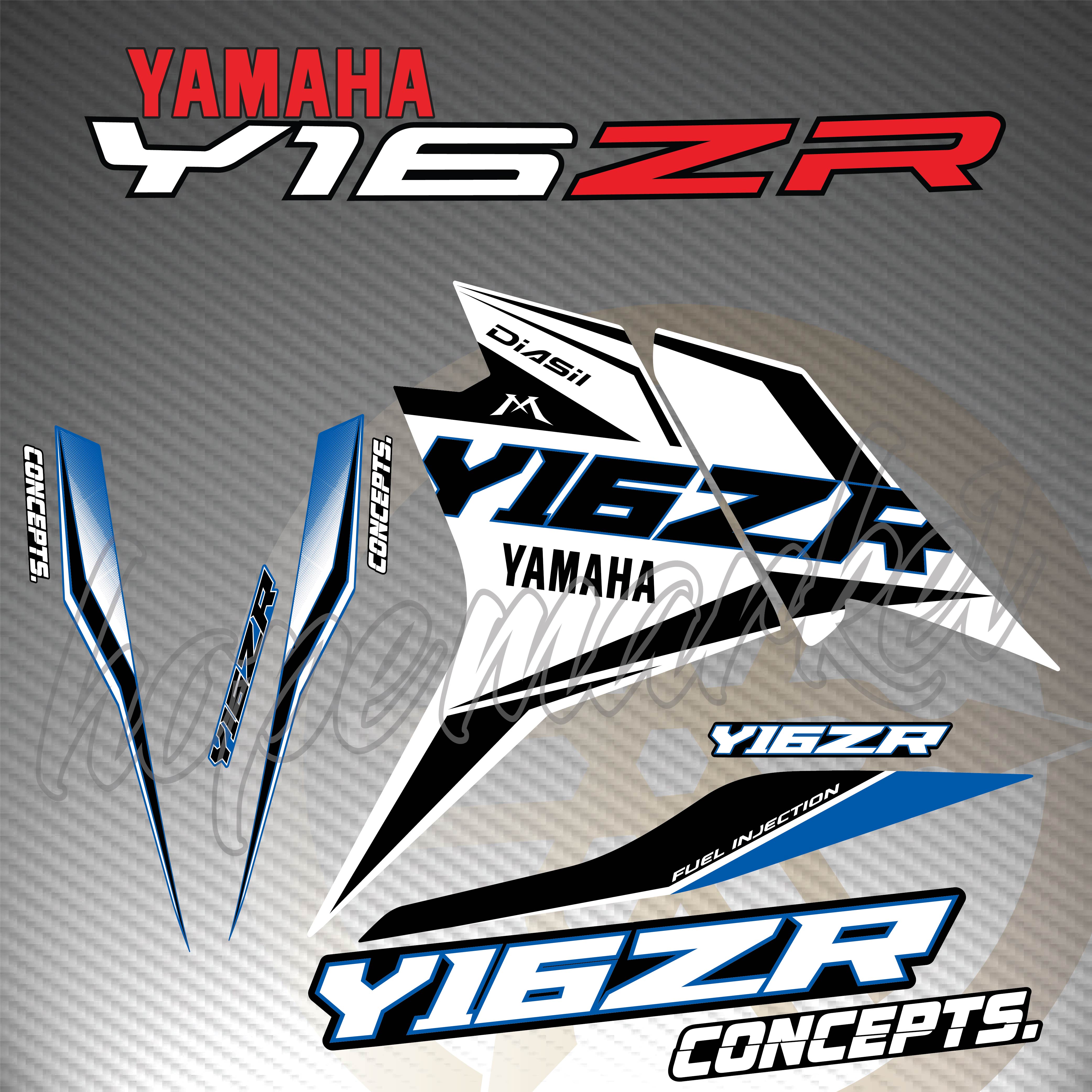 STRIPE MOTOR YAMAHA Y16ZR ABS 155 V1 V2 MX KING CONCEPTS (VN) CUSTOM ...